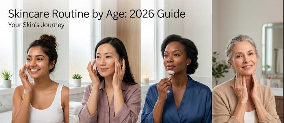 Skincare routine by age
