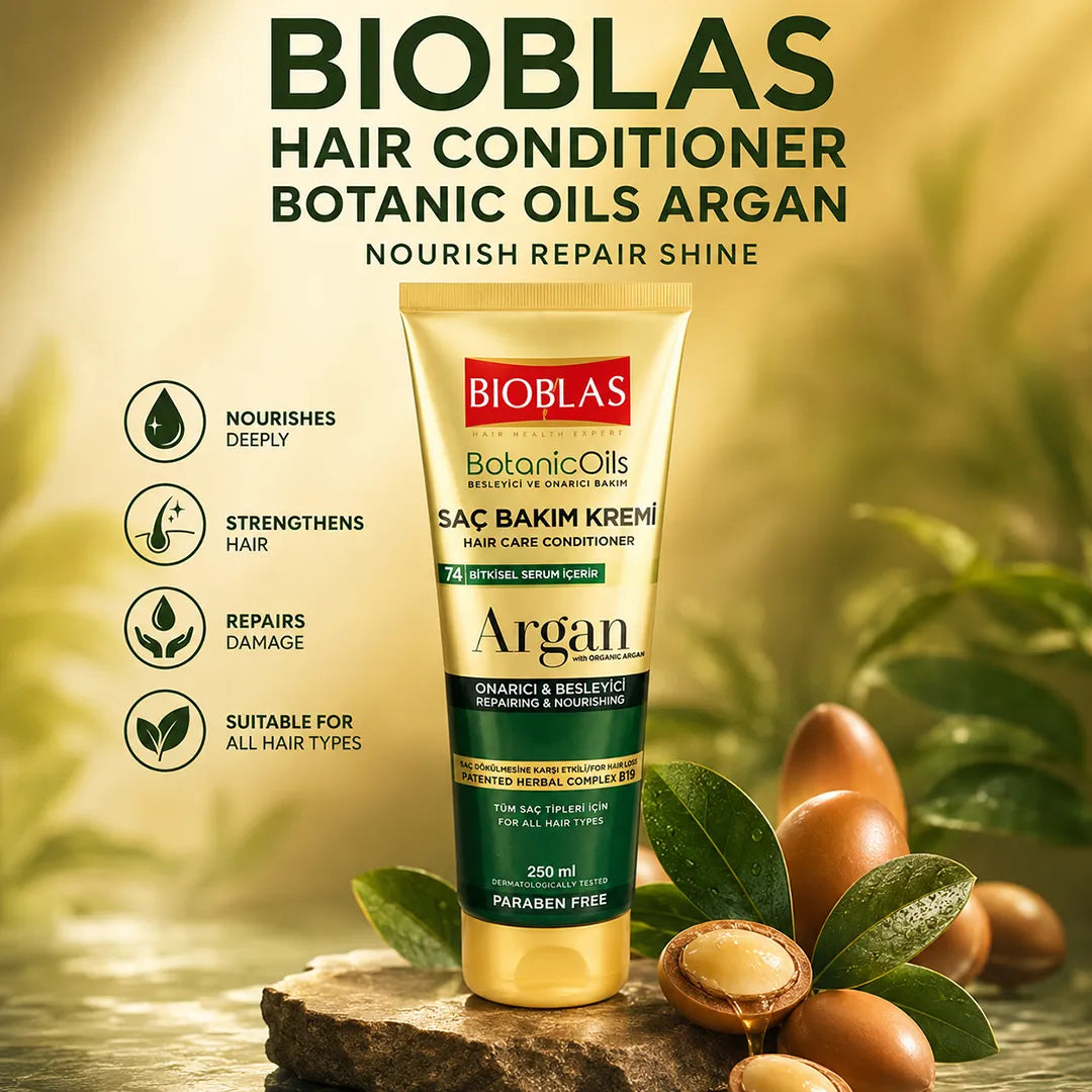 BIOBLAS HAIR CONDITIONER 250ML BOTANIC OILS ARGAN