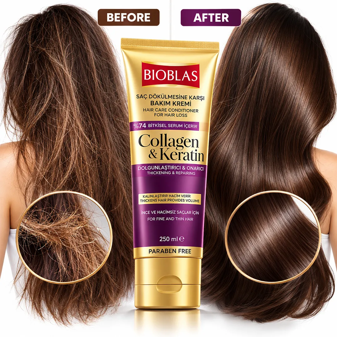 BIOBLAS HAIR CONDITIONER 250ML COLLAGEN & KERATIN