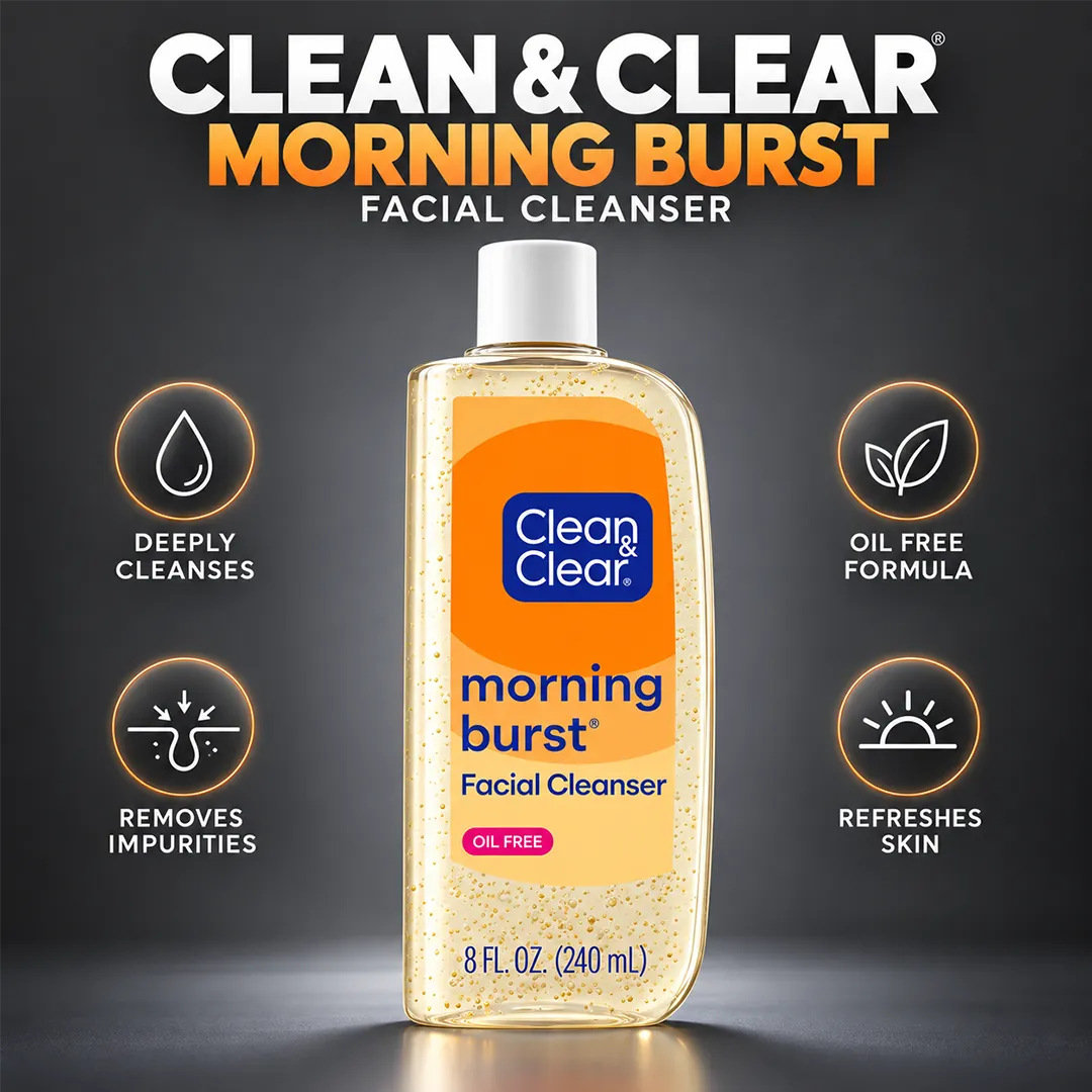 CLEAN CLEAR USA FACIAL CLEANSER OIL FREE 200ML