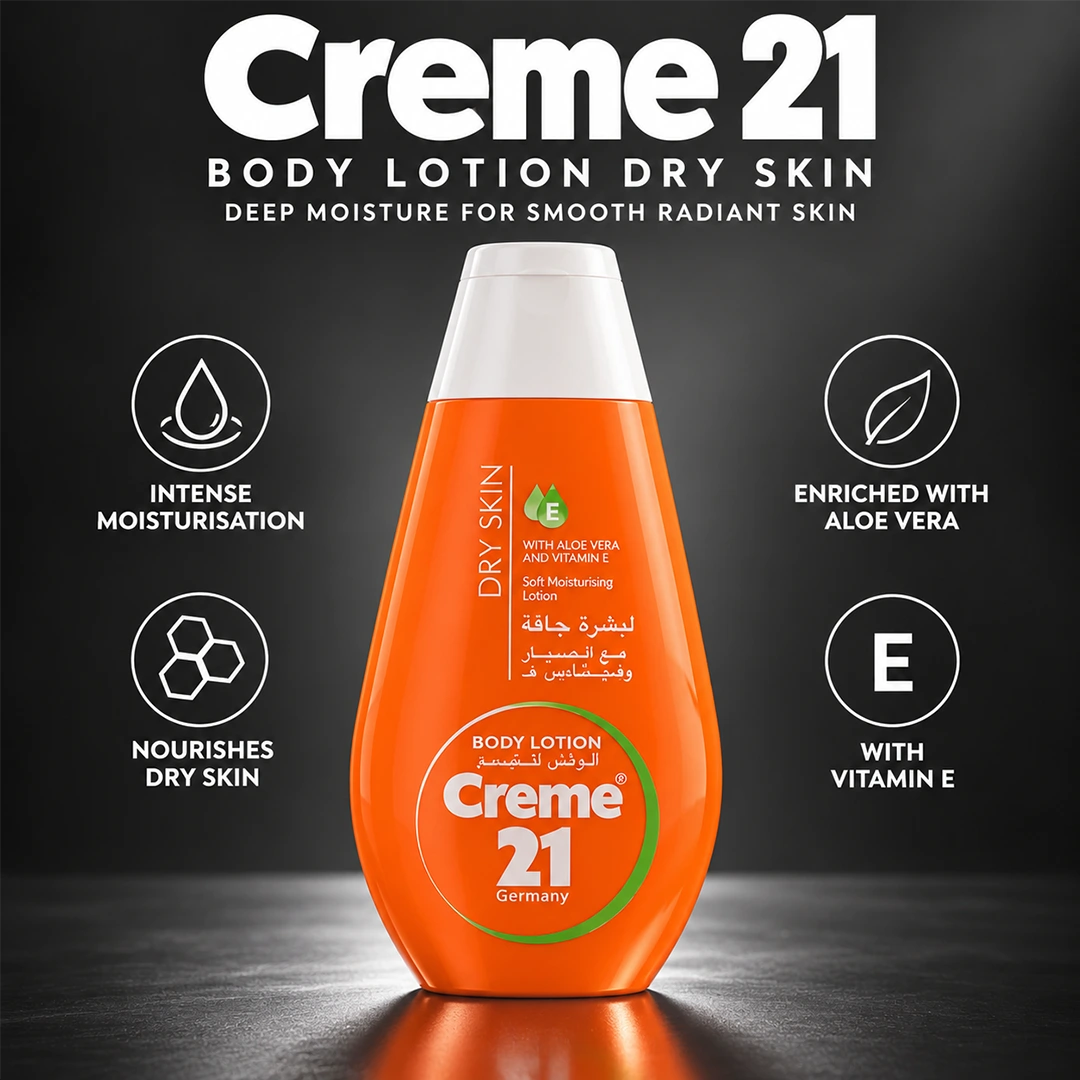CREME 21 BODY LOTION 400ML DRY SKIN