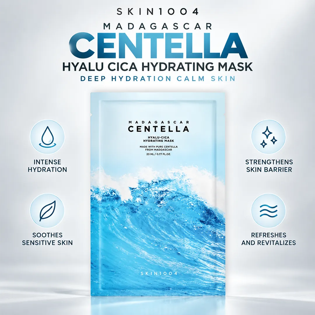 MADAGASCAR CENTELLA  HYALU CICA HYDRATING MASK 23ML SKIN1004