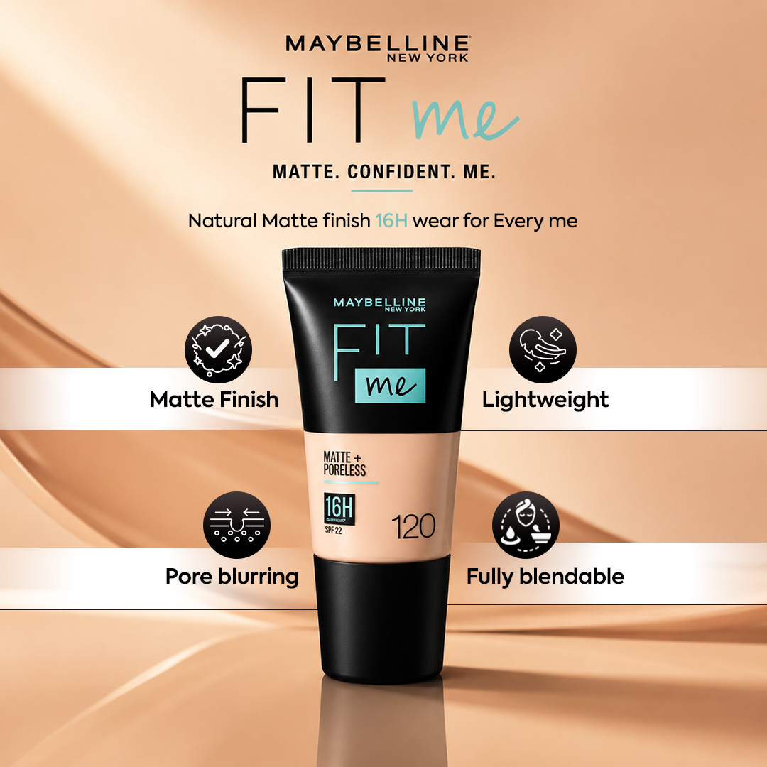 MAYBELLINE FIT ME FOUNDATION MATTE 18ML