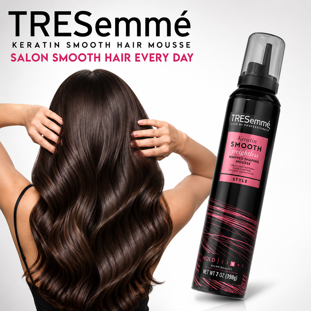 TRESEMME USA HAIR MOUSSE 198GM KERATIN SMOOTH