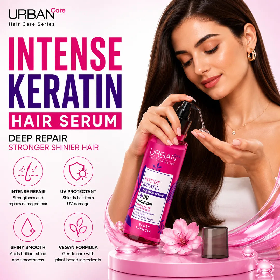 URBAN CARE INTENSE KERATIN HAIR SERUM 75ML