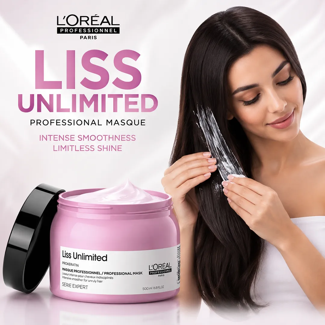 LOREAL PRO LISS UNLIMITED MASQUE 500ML.