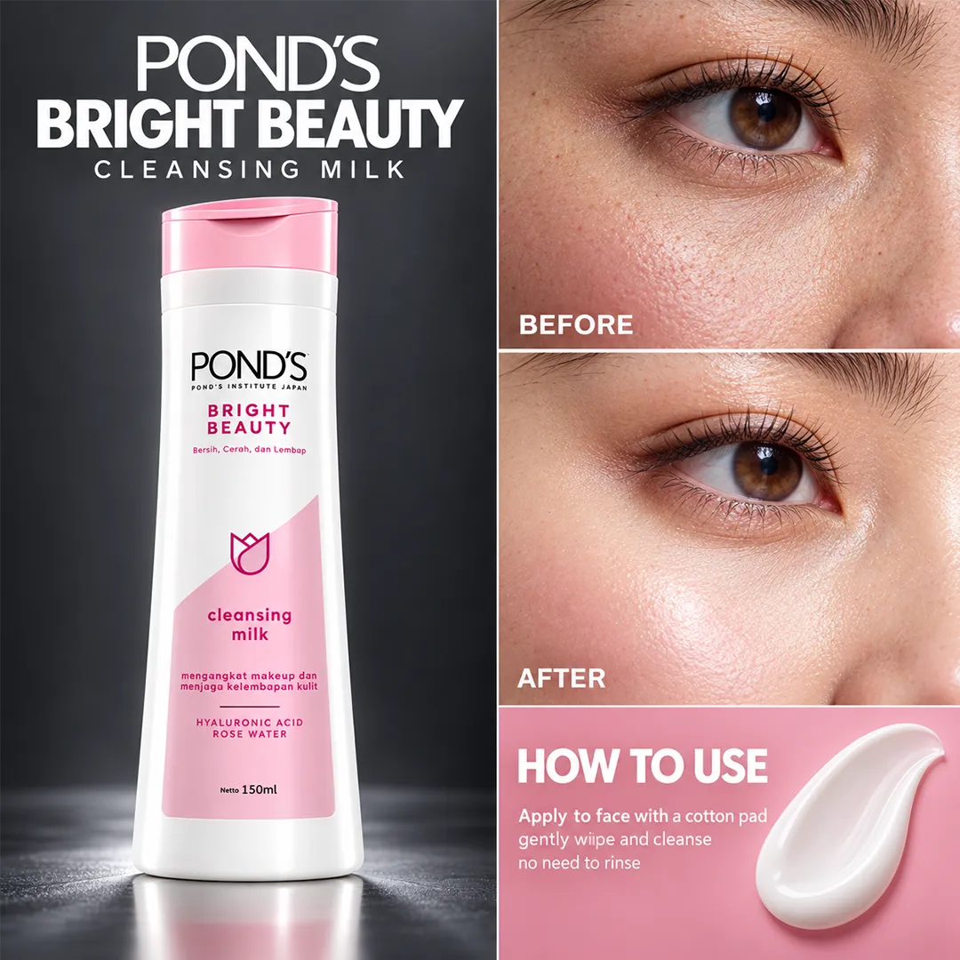PONDS INDO BRIGHT BEAUTY CLEANSING MILK 150ML