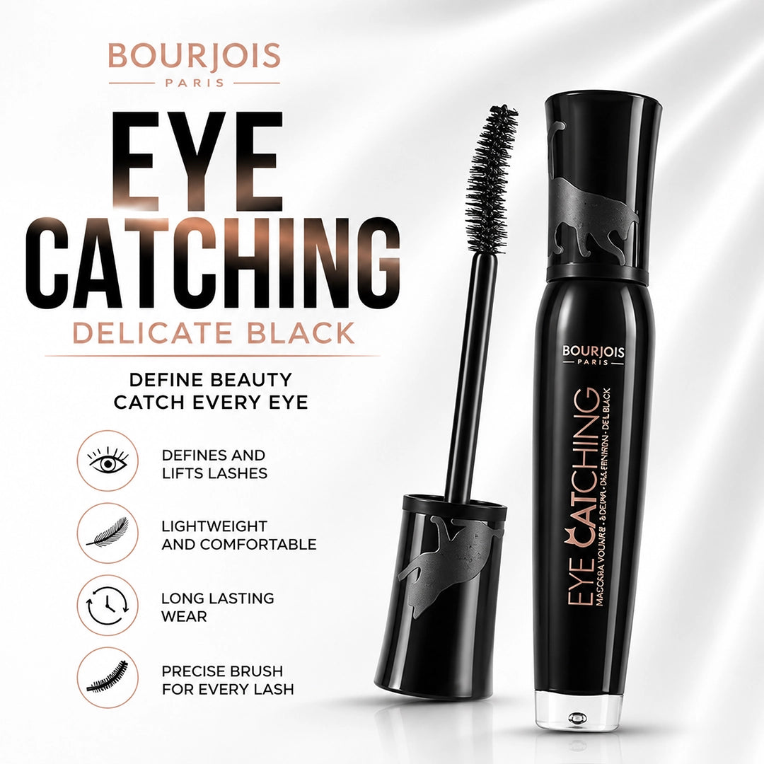 BOURJOIS MASCARA EYE CATCHING DELICATE BLACK