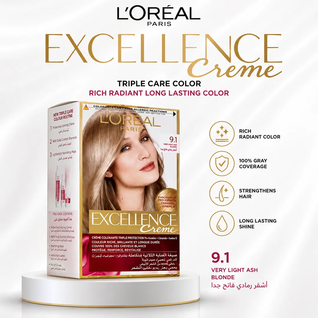 LOREAL EXCELLENCE COLOR 09.1