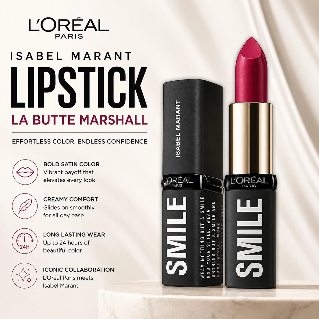 LOREAL ISABEL MARANT LIPSTICK LA BUTTE MARSHALL