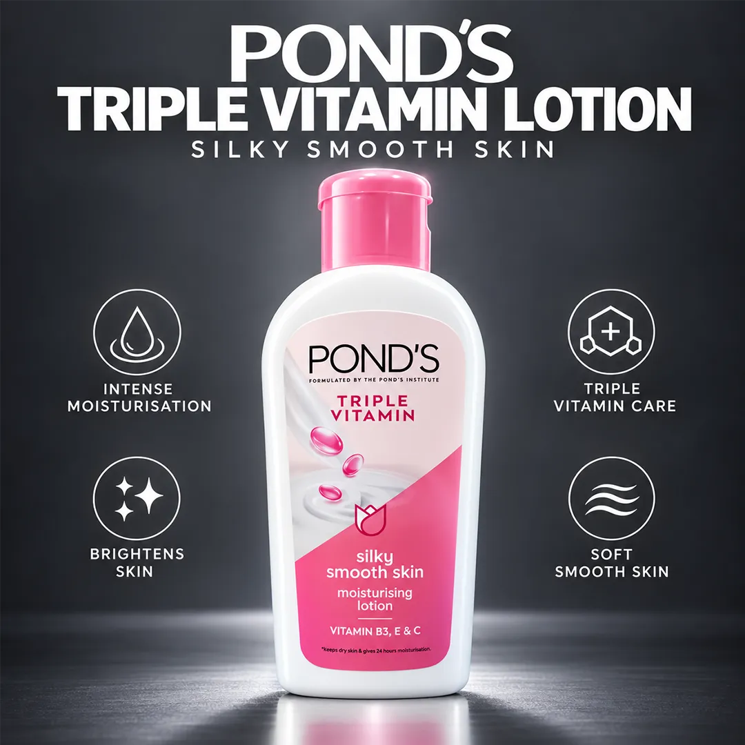 PONDS PAK TRIPPLE VITAMIN LOTION 100ML