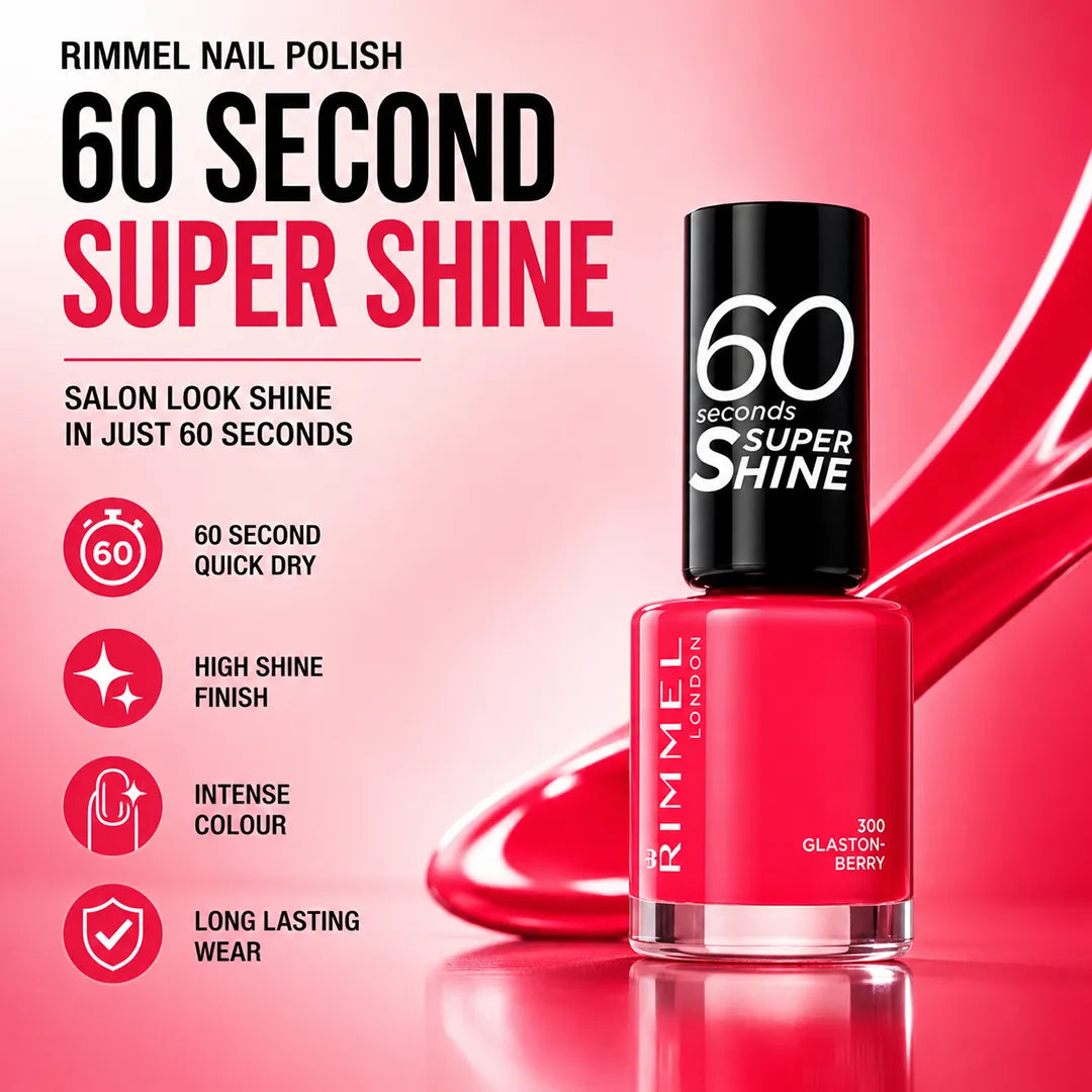 RIMMEL NAIL POLISH 60 SECOND 300