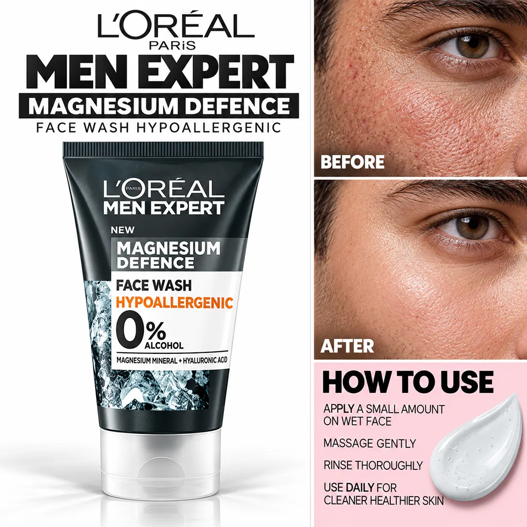 LOREAL FACE WASH MAGNESIUM DEFENCE