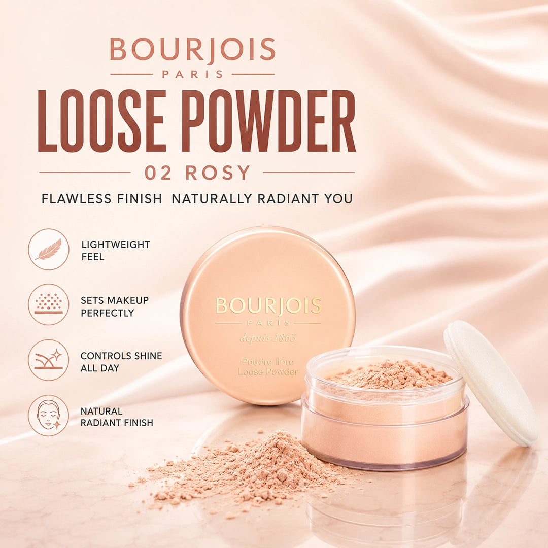 BOURJOIS LOOSE POWDER 02 ROSY