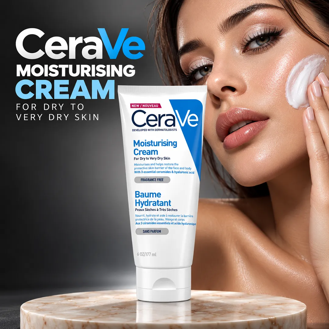 CERAVE UK MOISTURISING CREAM 177ML BAUME HYDRATANT