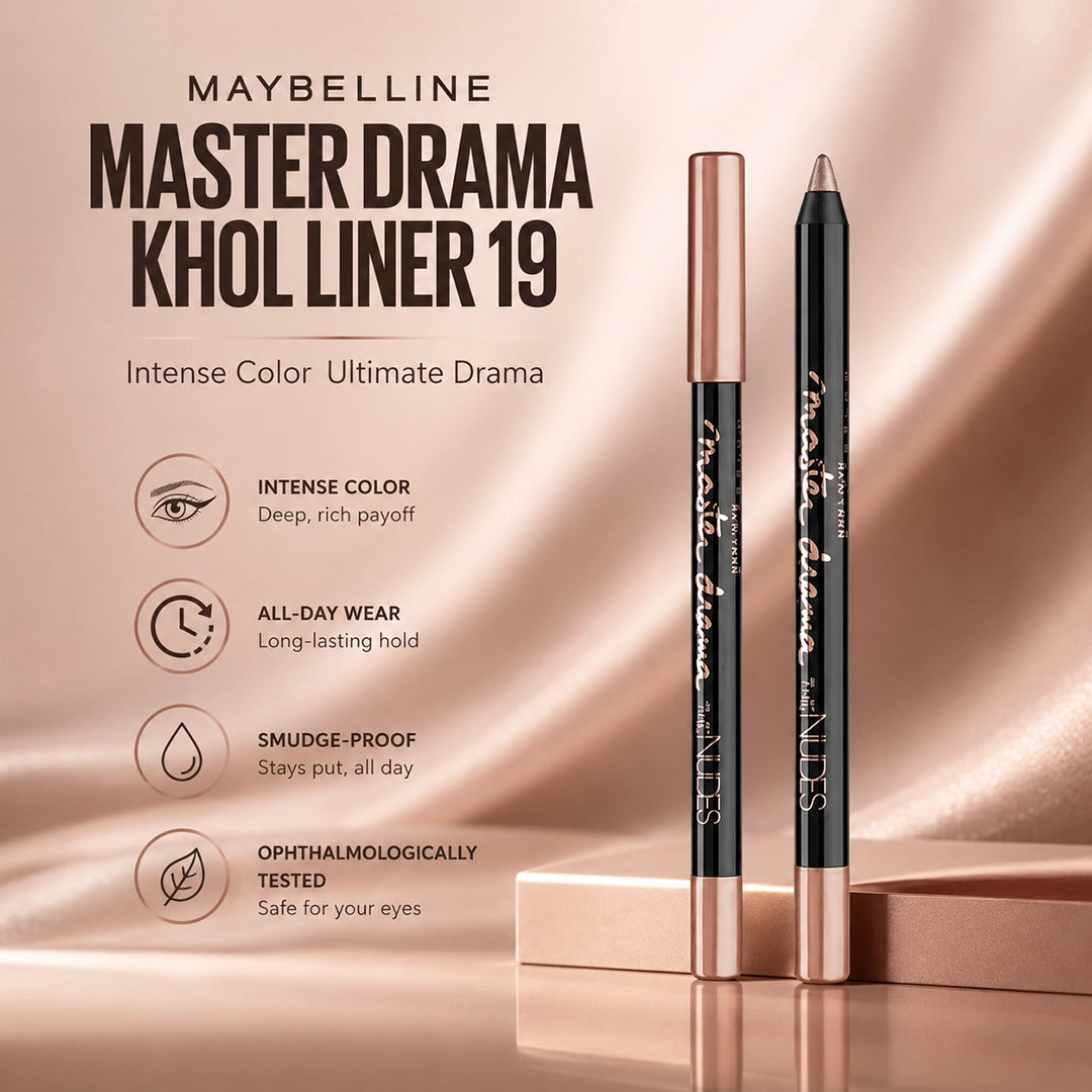 MAYBELLINE MASTER DRAMA KHOL LINER 19 (1558)