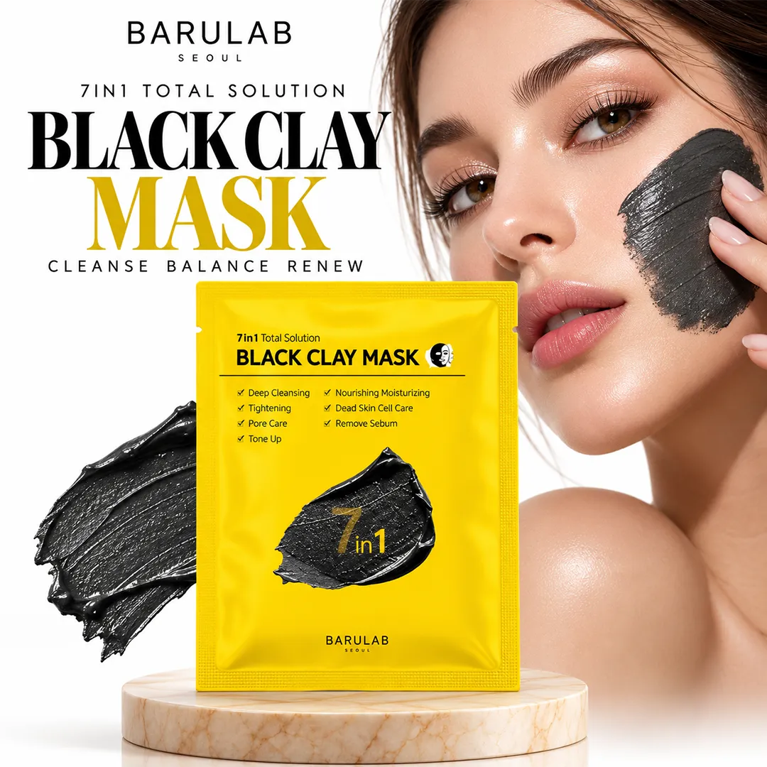 CAILYN BARULAB 7IN1 TOTAL SOLUTION BLACK CLAY MASK