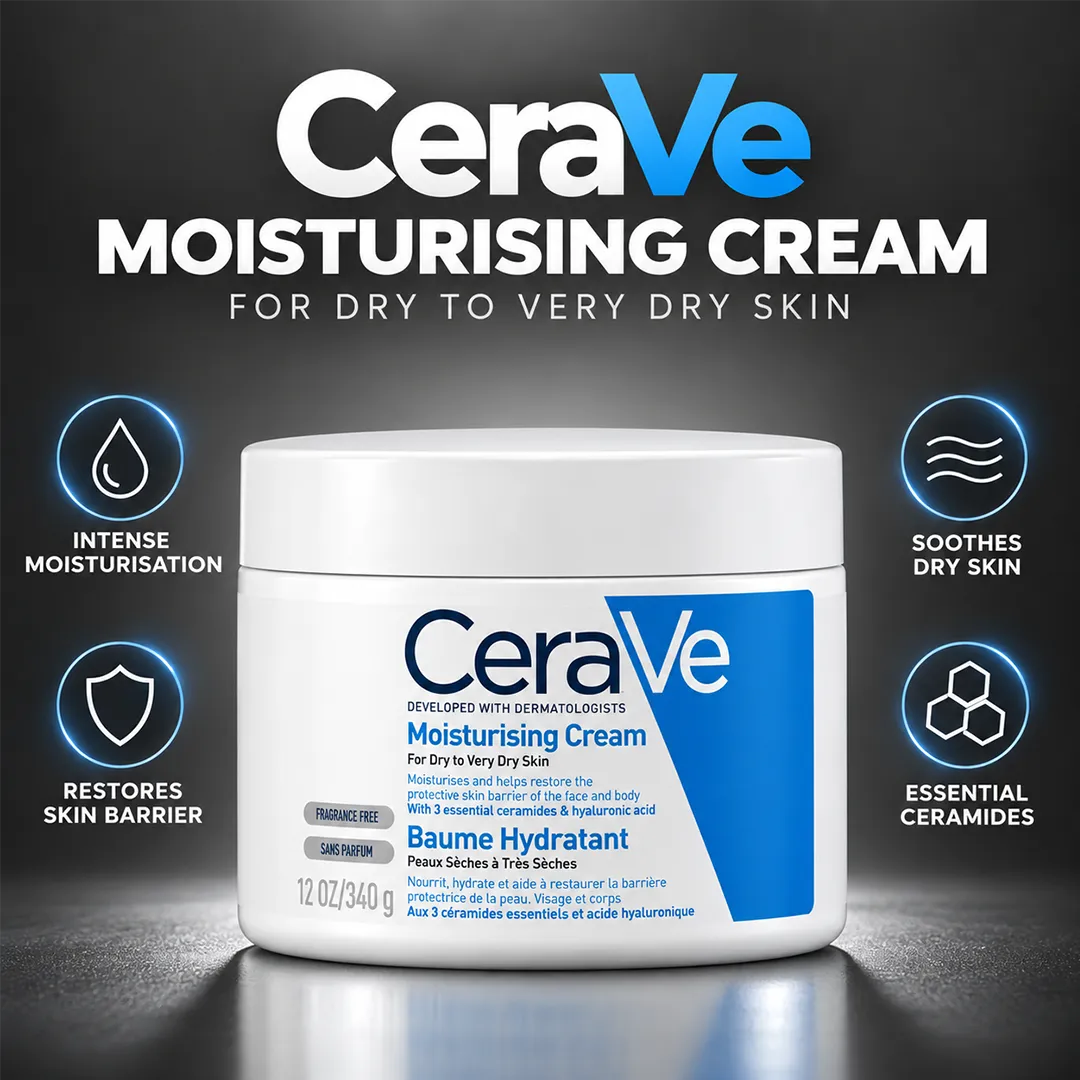CERAVE UK MOISTURISING CREAM 340GM