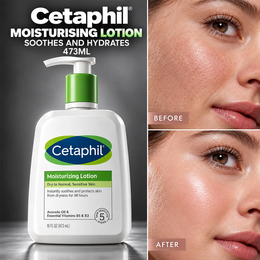 CETAPHIL MOISTURISING LOTION 473ML SOOTHES AND HYDRATES