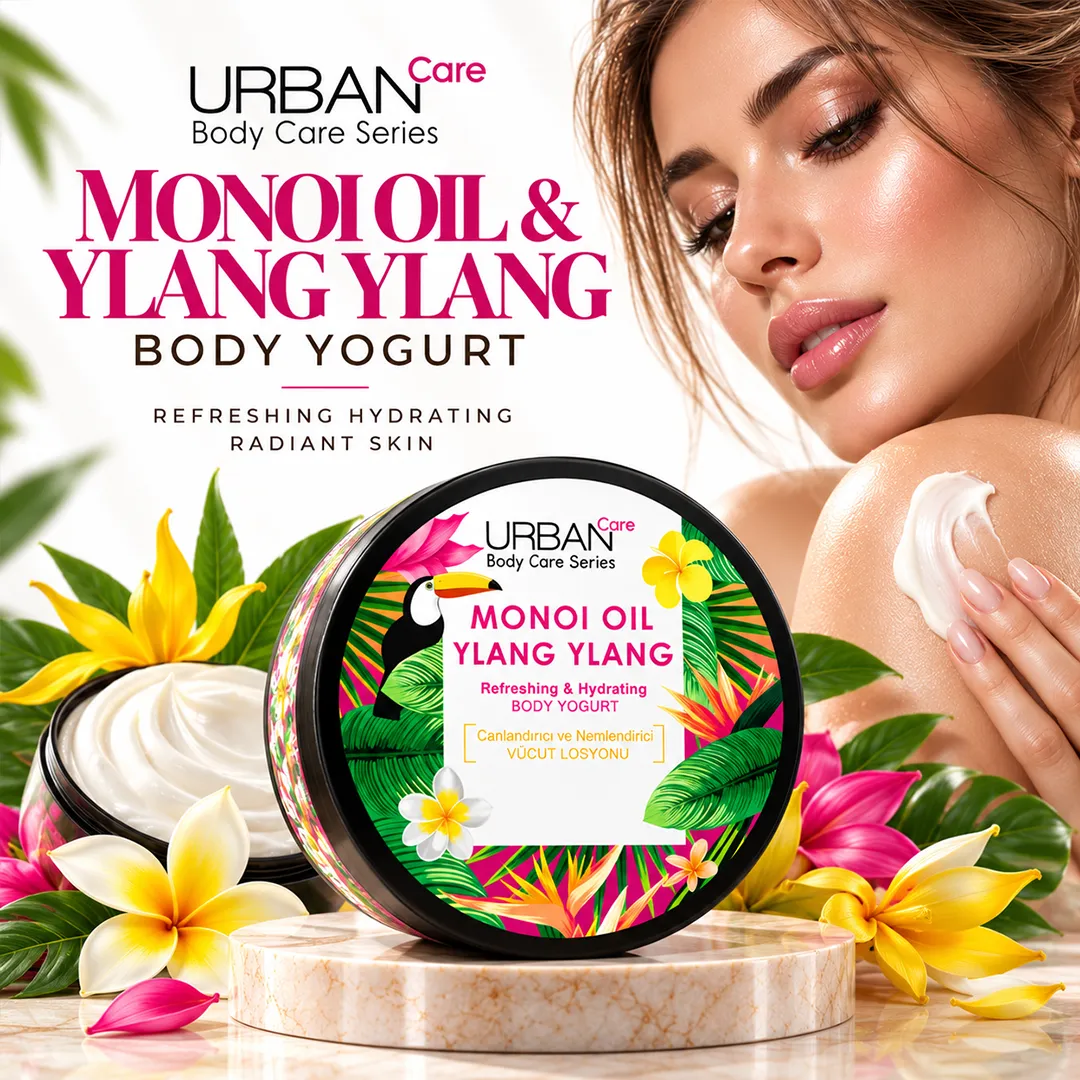 URBAN CARE MONOI OIL & YLANG YLANG BODY YOGURT 200ML