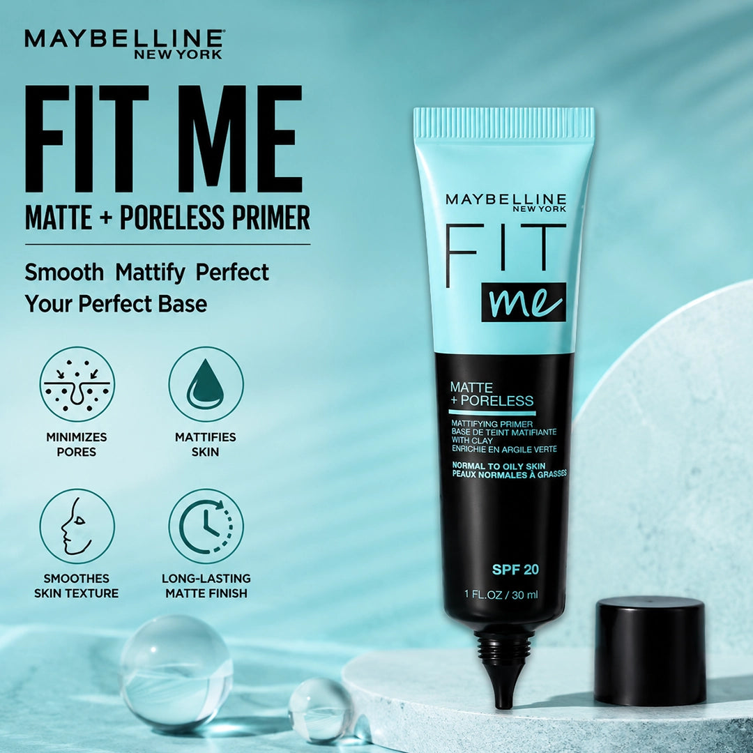 MAYBELLINE FIT ME PRIMER MATTE PORELESS (2018).
