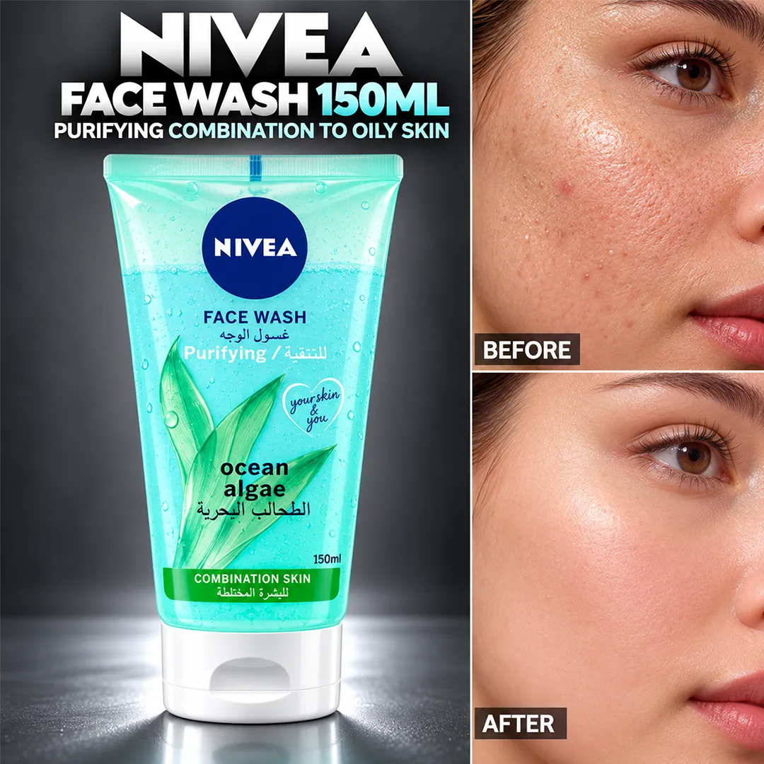 NIVEA FACE WASH 150ML PURIFYING COMBINATION TO OILY SKIN