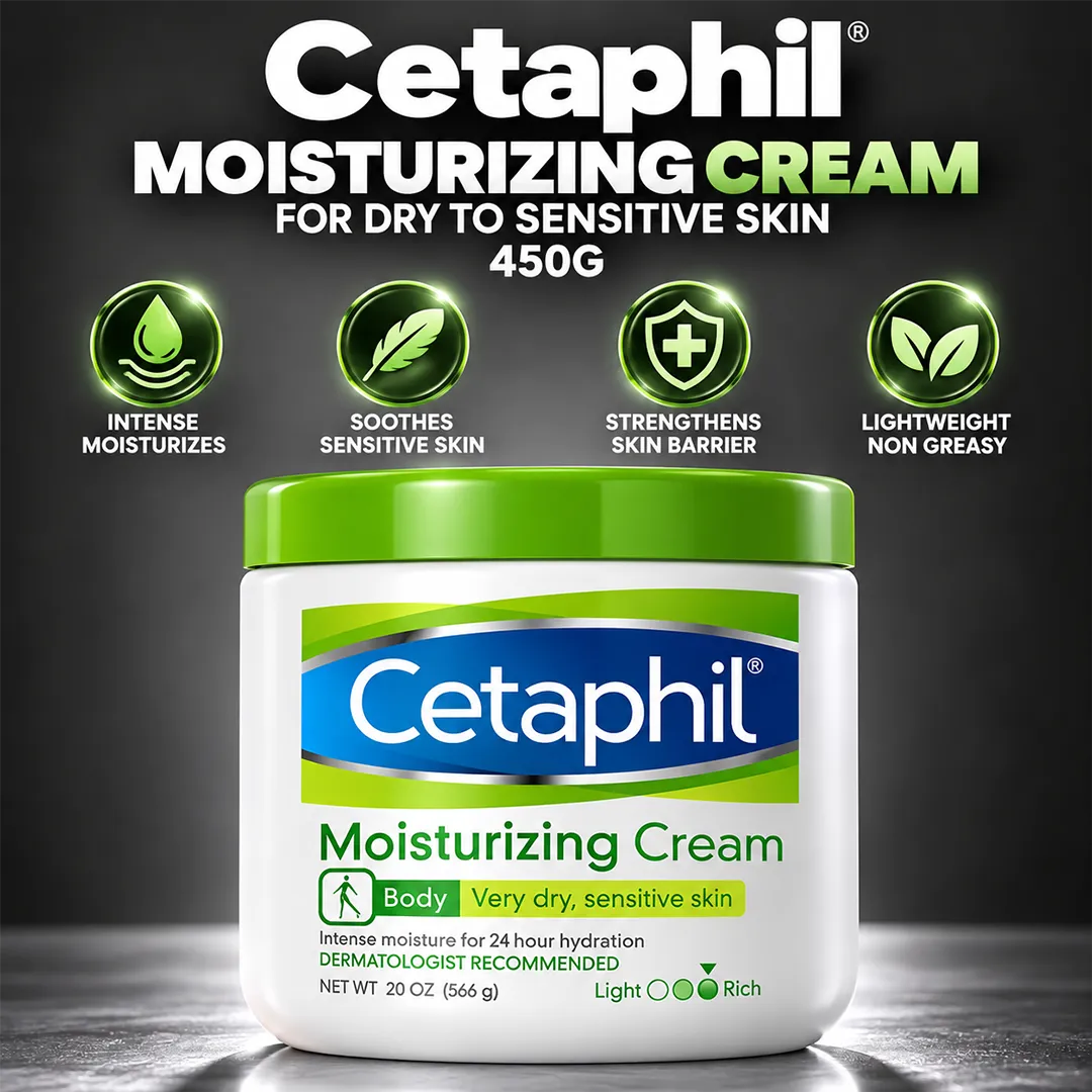 CETAPHIL MOISTURIZING CREAM 450G DRY TO SENSITIVE