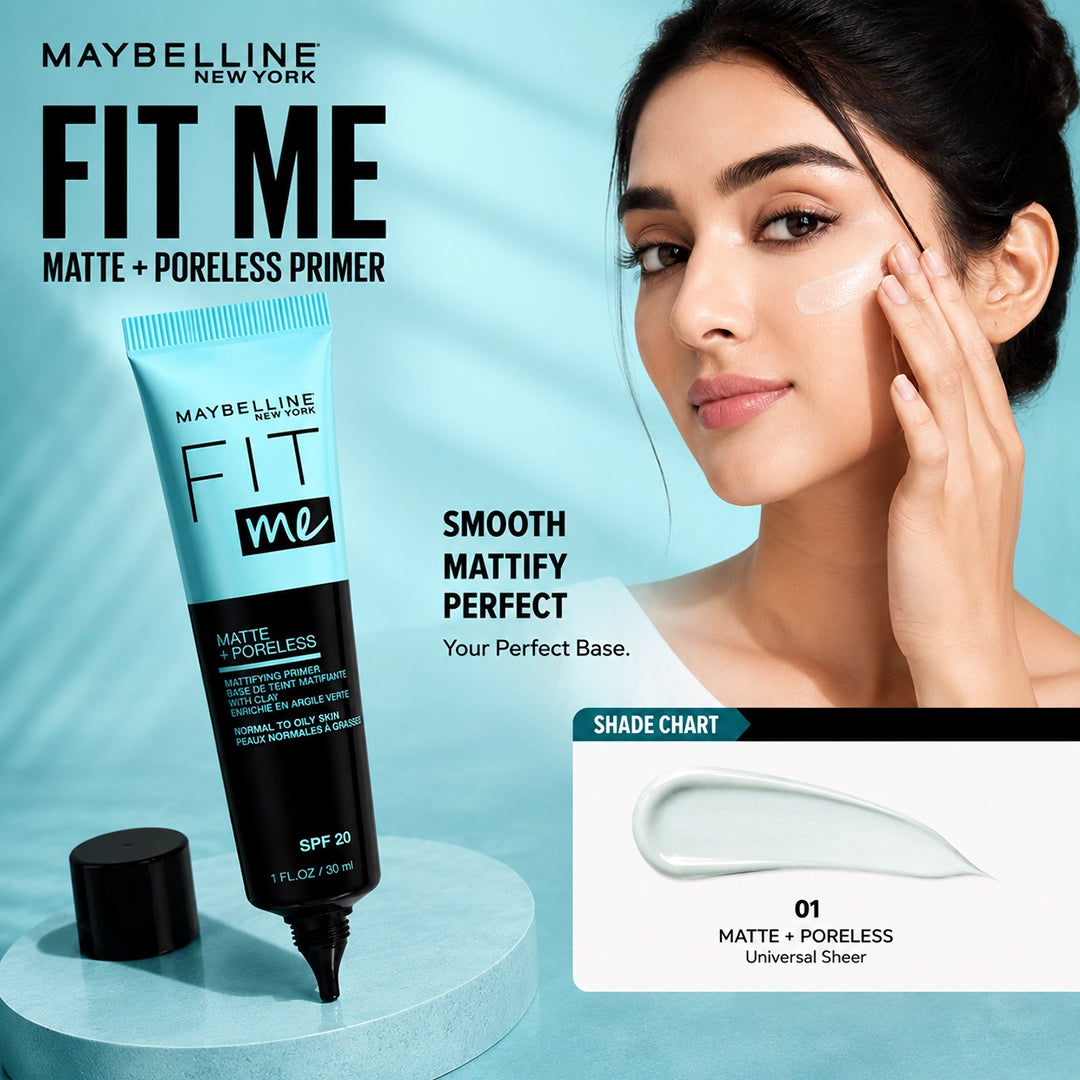 MAYBELLINE FIT ME PRIMER MATTE PORELESS (2018).