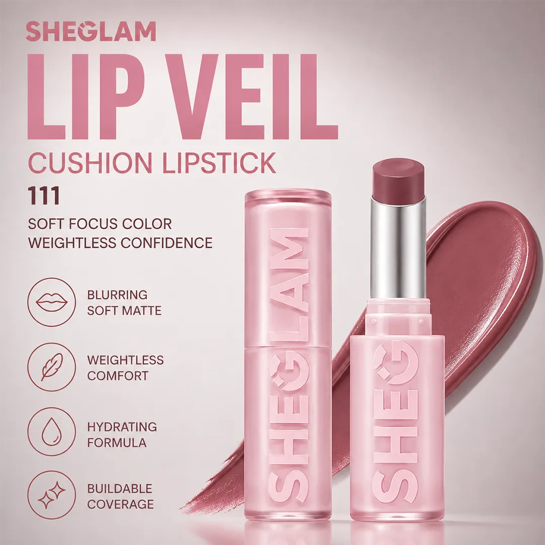 SHEGLAM LIP VEIL CUSHION LIPSTICK 111