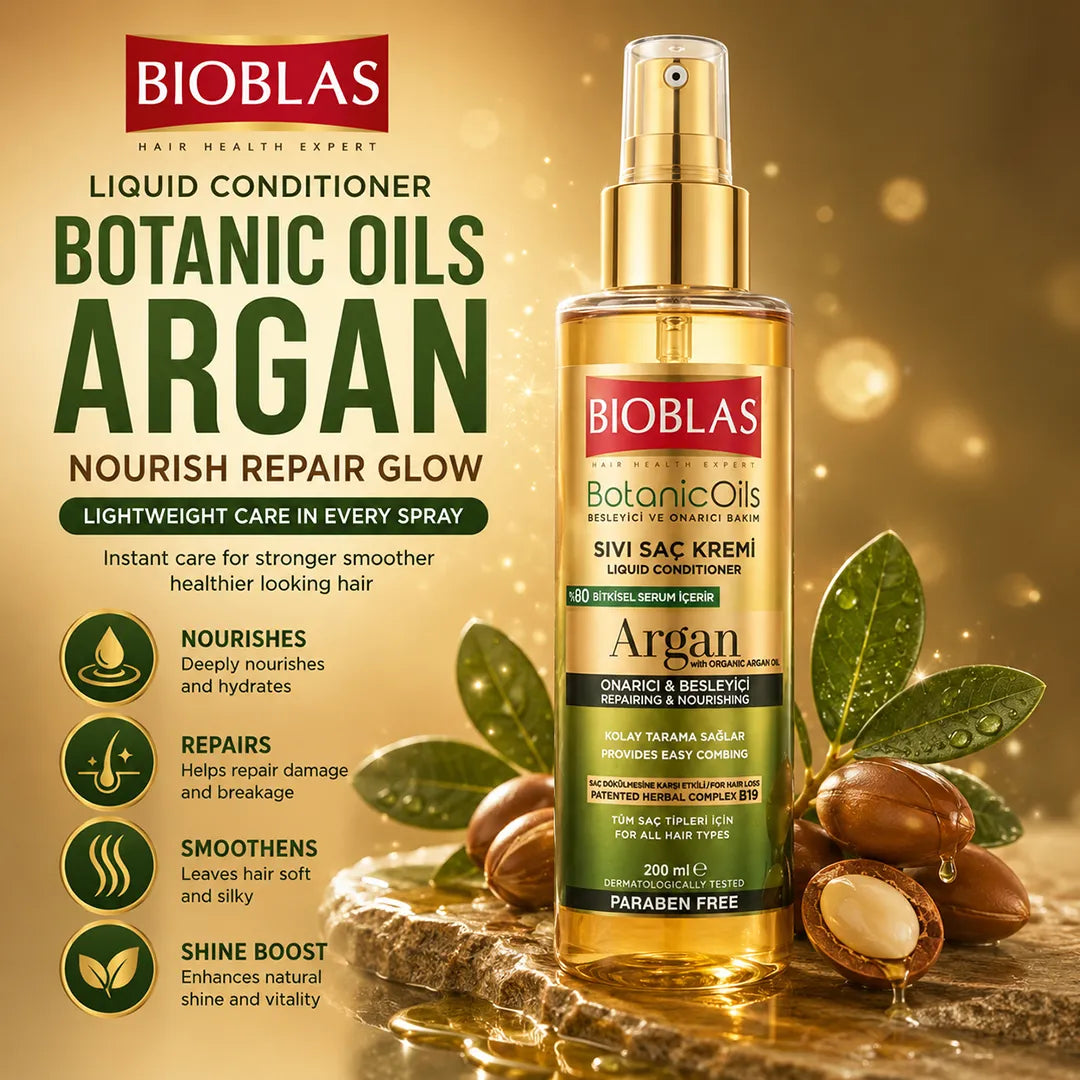 BIOBLAS LIQUID CONDITIONER 250ML BOTANIC OILS ARGAN