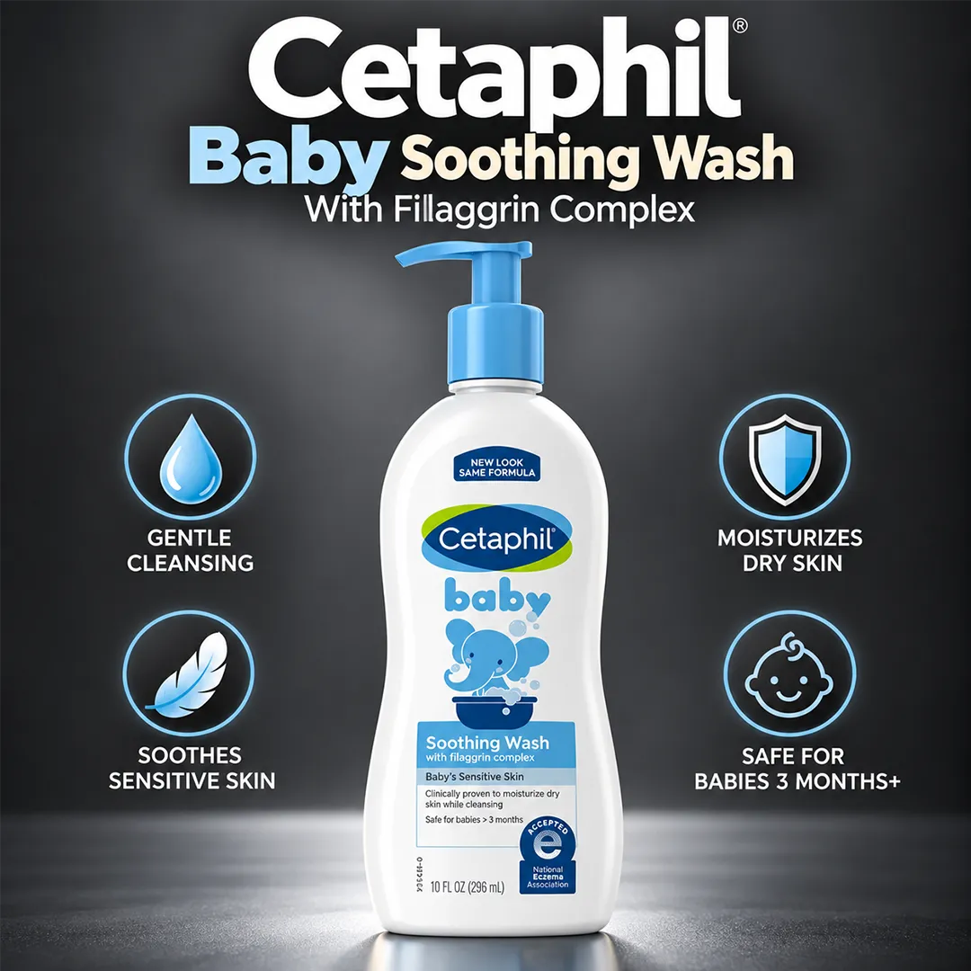 CETAPHIL BABY SOOTHING WASH 296ML