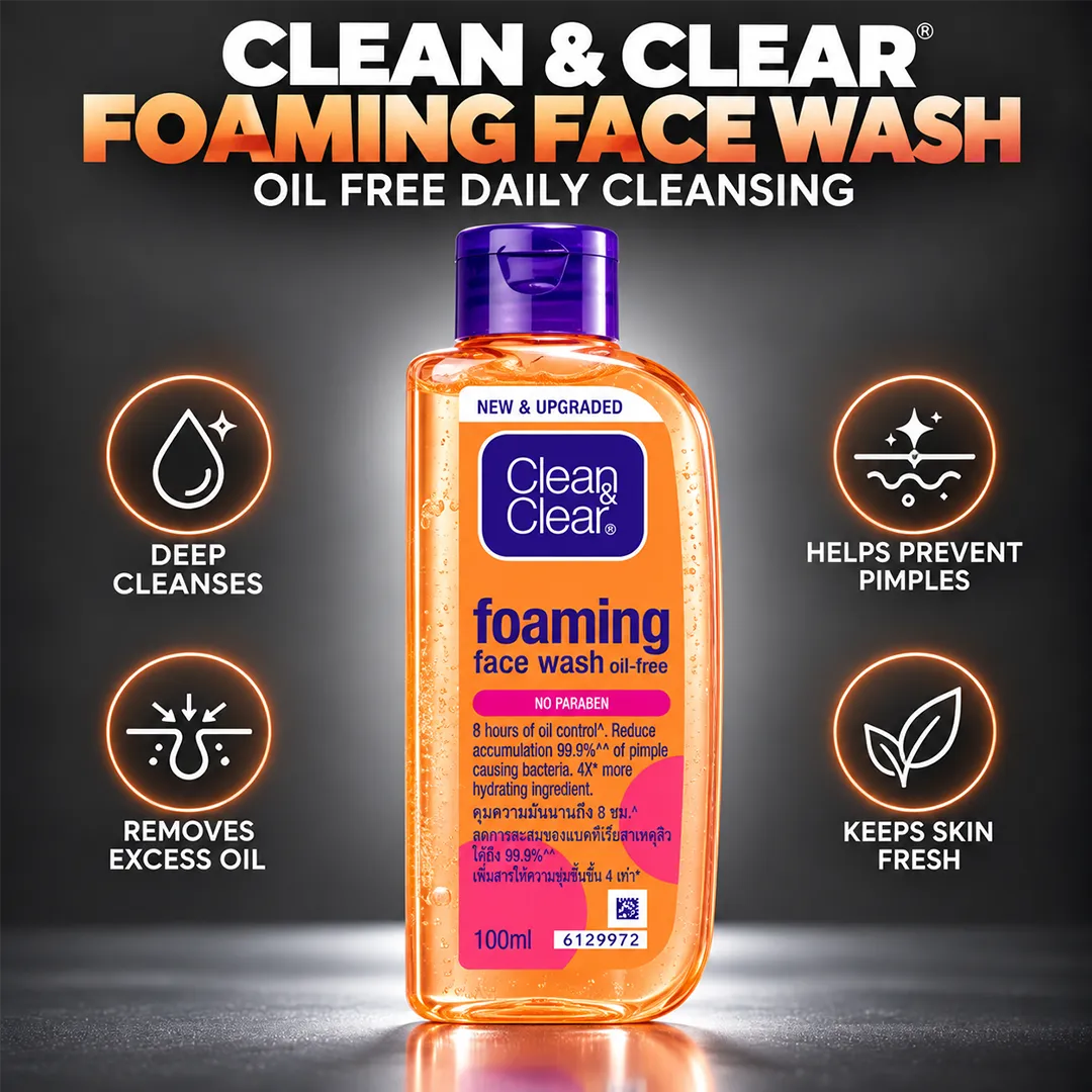 CLEAN CLEAR THAI FOAMING FACIAL WASH 50ML