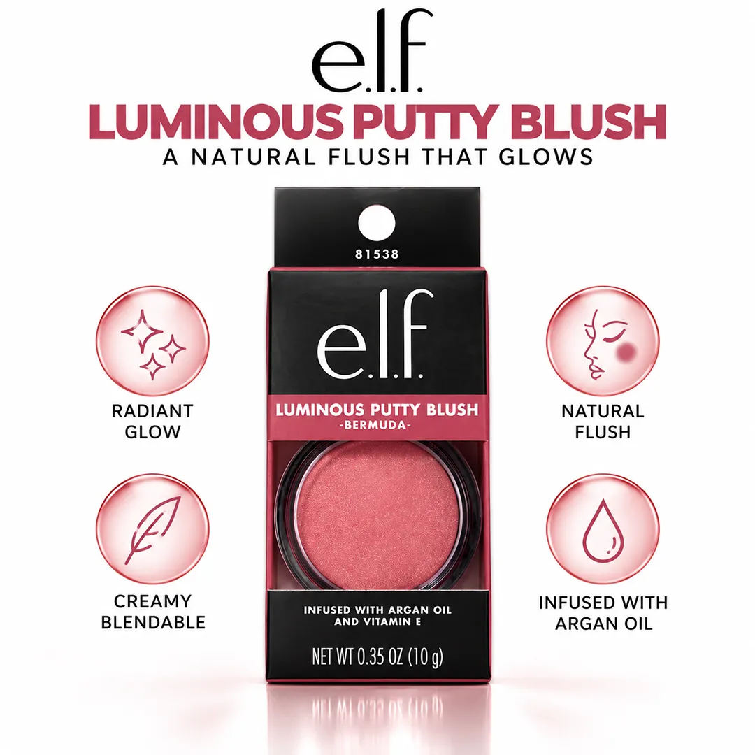 ELF PUTTY BLUSH LUMINOUS 10GM BERMUDA
