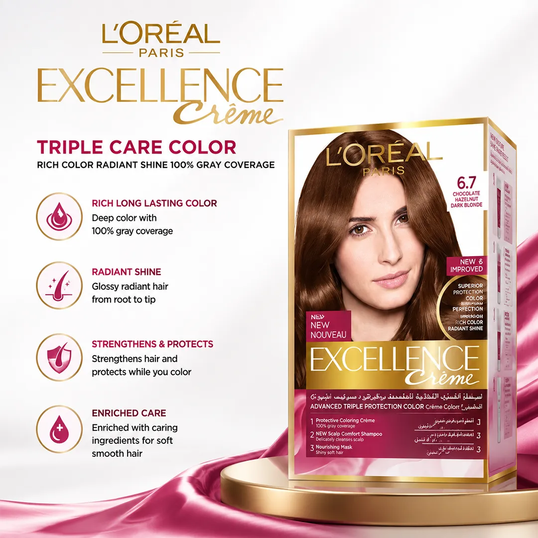 LOREAL EXCELLENCE COLOR 06.7