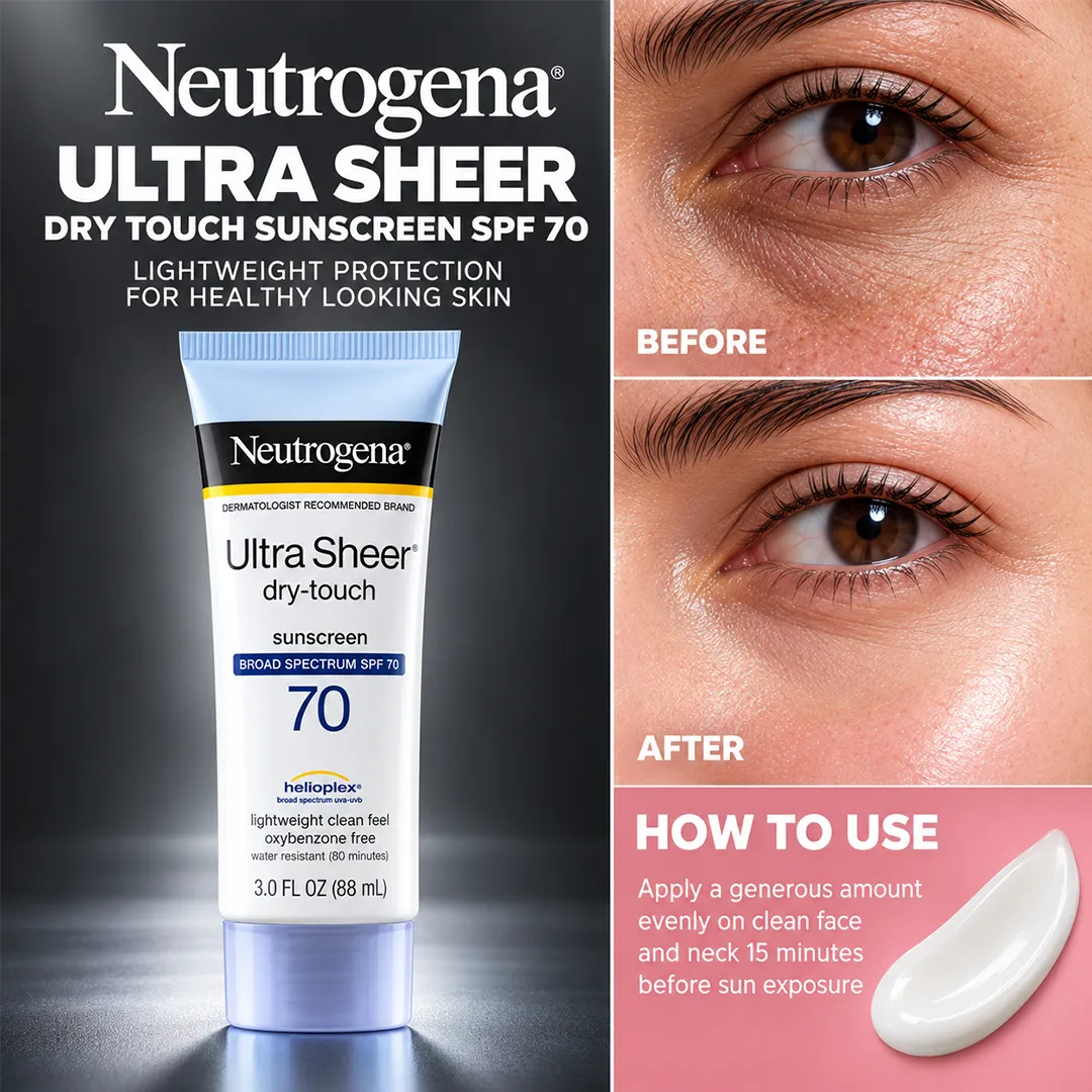 NEUTROGENA SUNSCREEN ULTRA SHEER DRY TOUCH SPF70 88ML