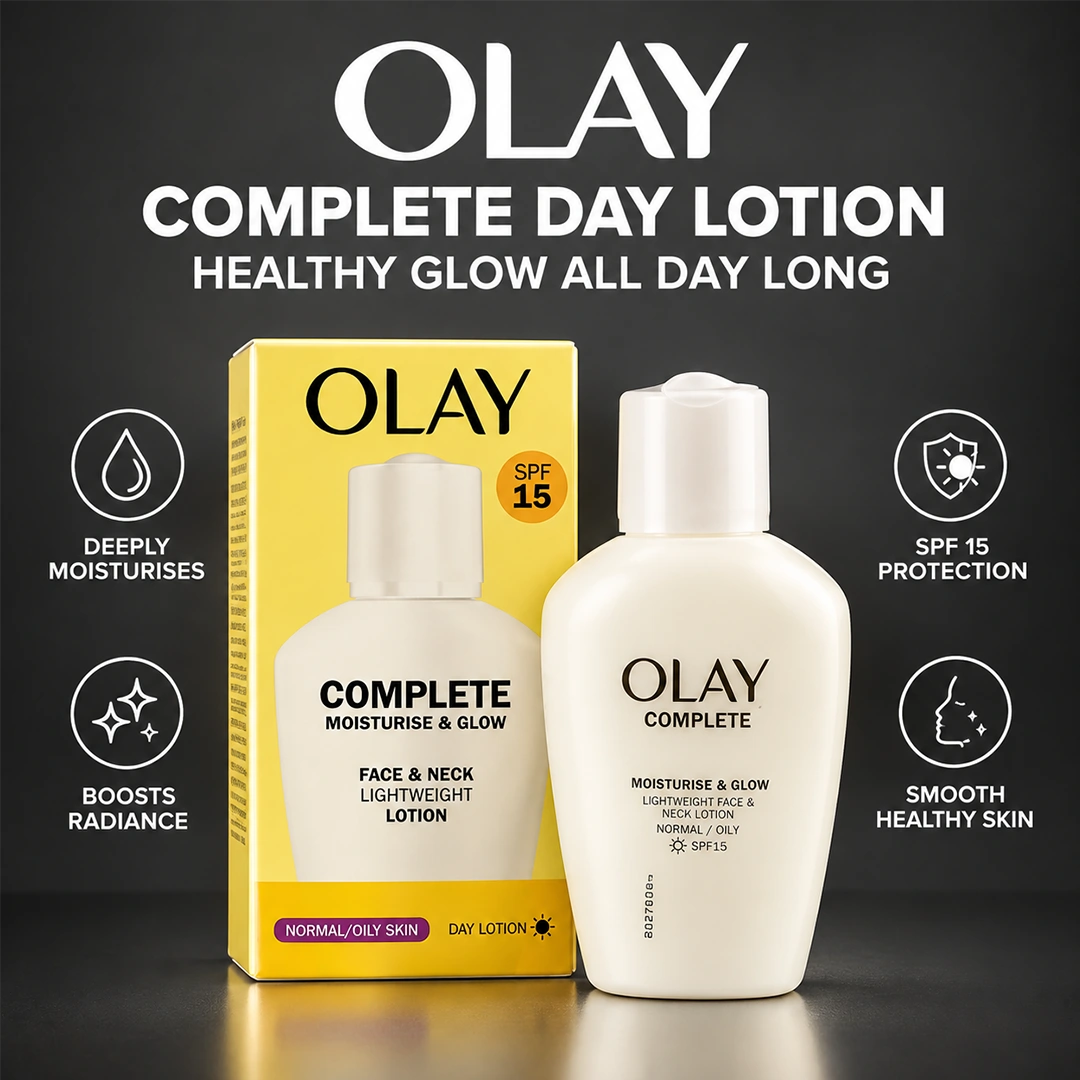 OLAY COMPLETE DAY LOTION 100ML NORMAL TO OILY SPF15