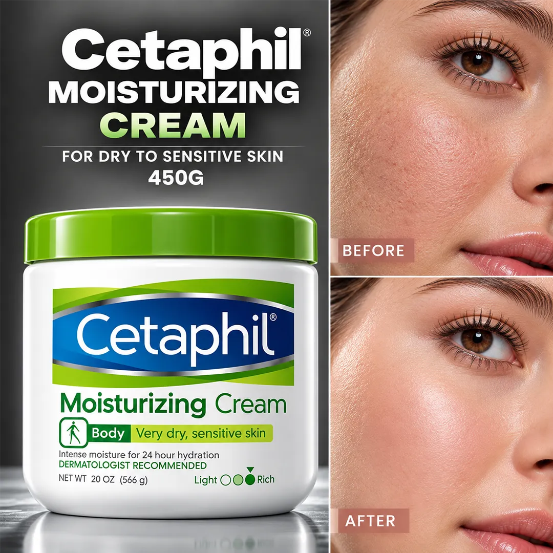 CETAPHIL MOISTURIZING CREAM 450G DRY TO SENSITIVE