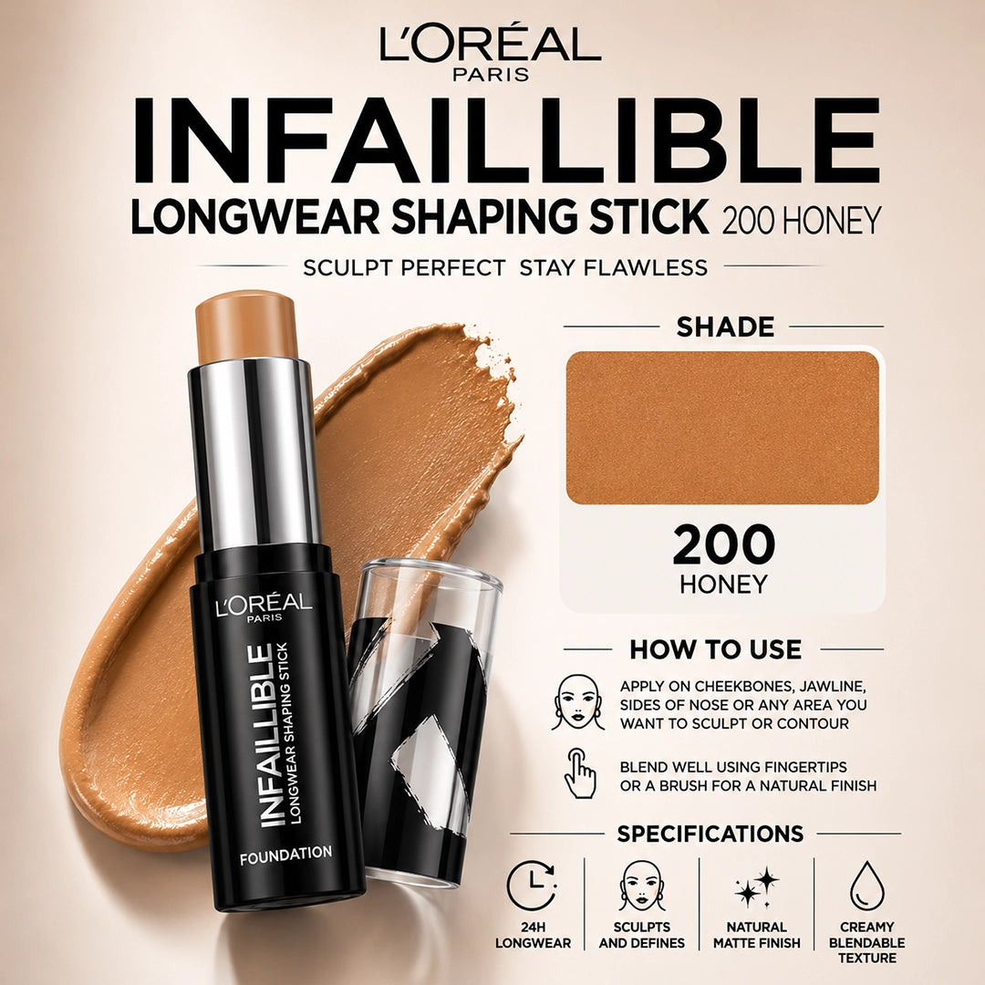 LOREAL INFAILLIBLE STICK 200 HONEY (1560)