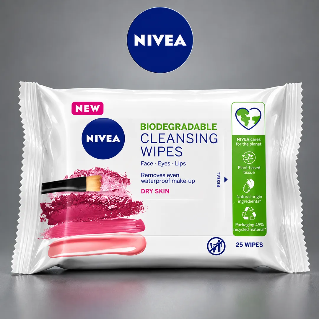 NIVEA CLEANSING WIPES DRY SKIN 25WIPES
