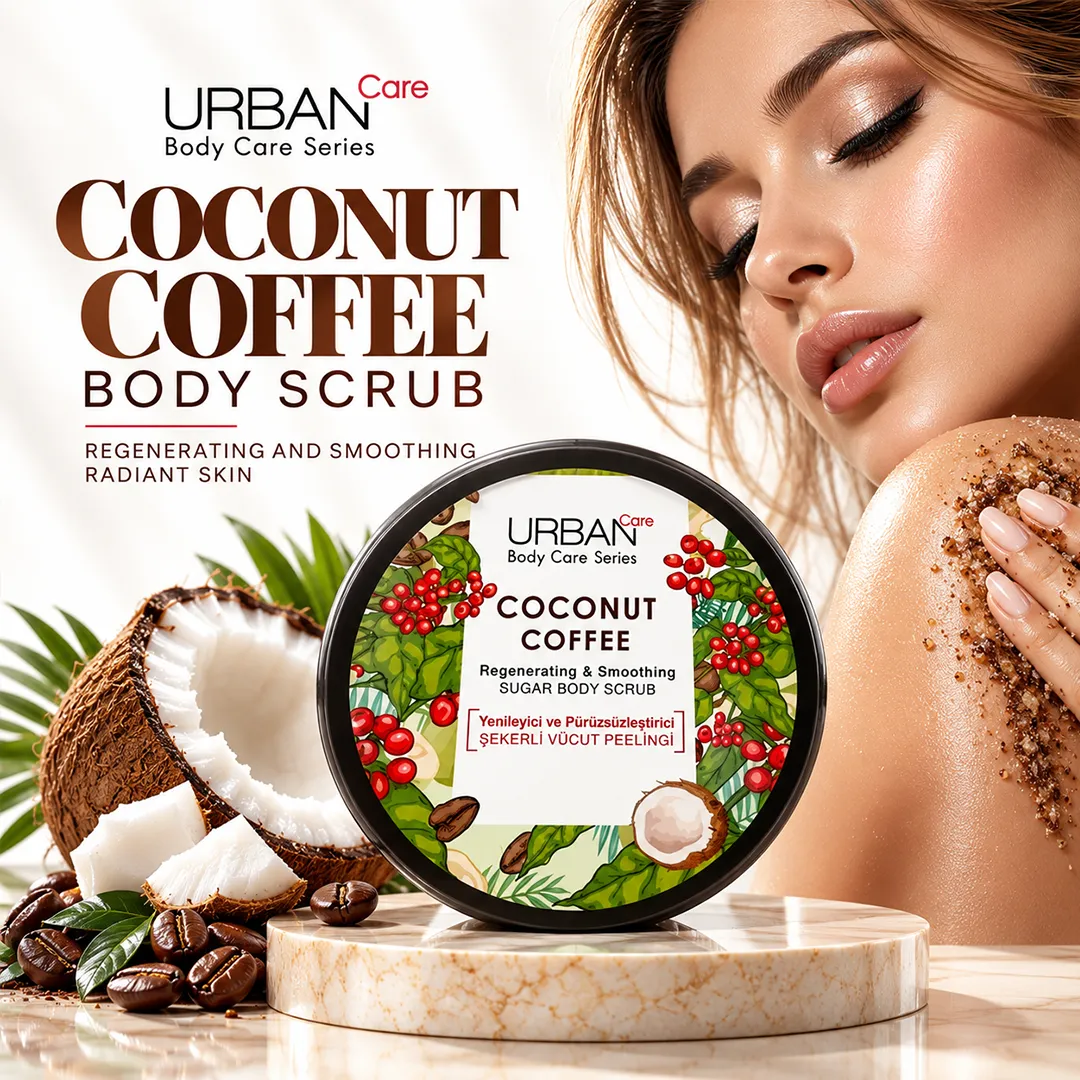 URBAN CARE COCONUT COFFEE BODY SCRUB 200ML