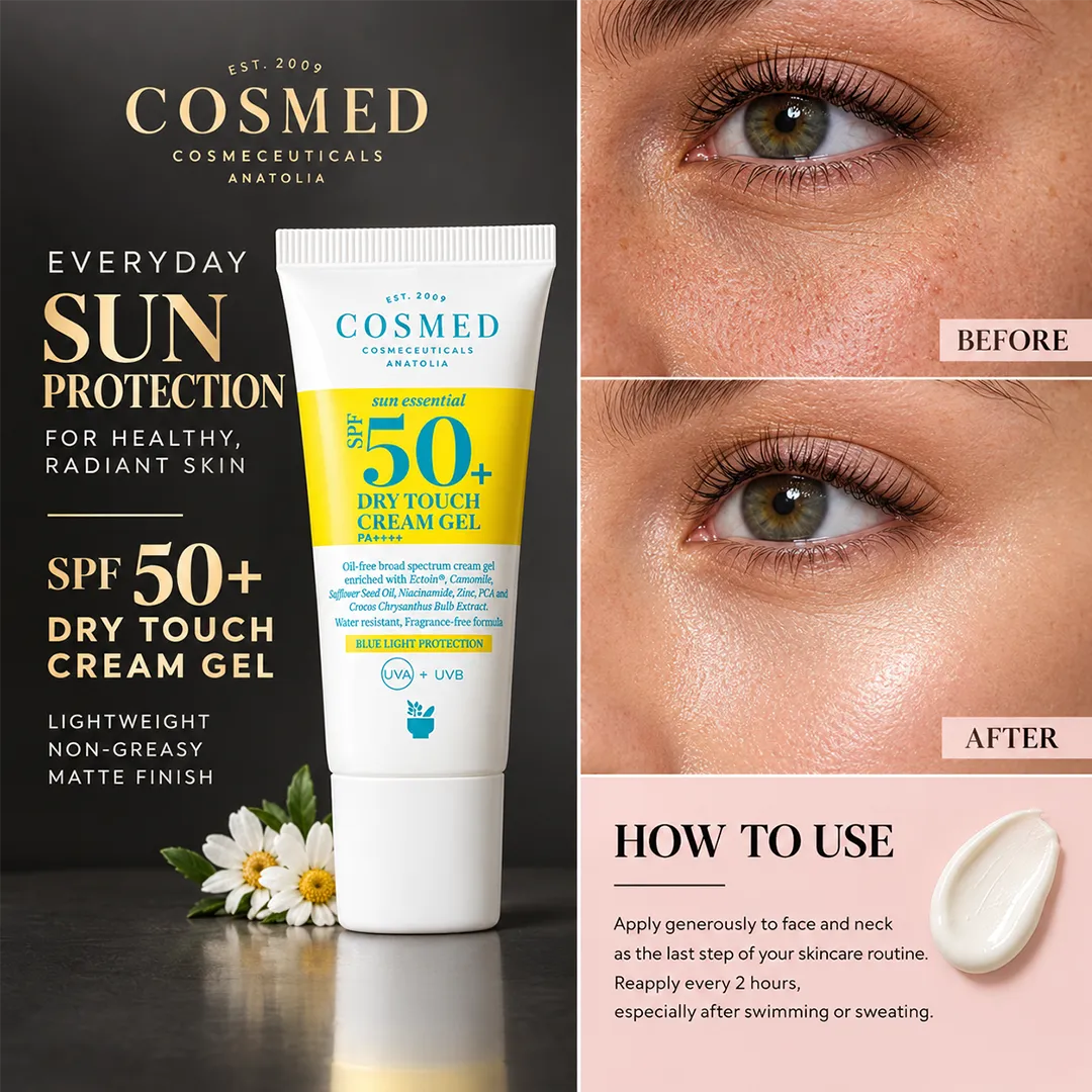 COSMED SUN ESSENTIAL SPF50+ DRY TOUCH CREAM GEL 40ML