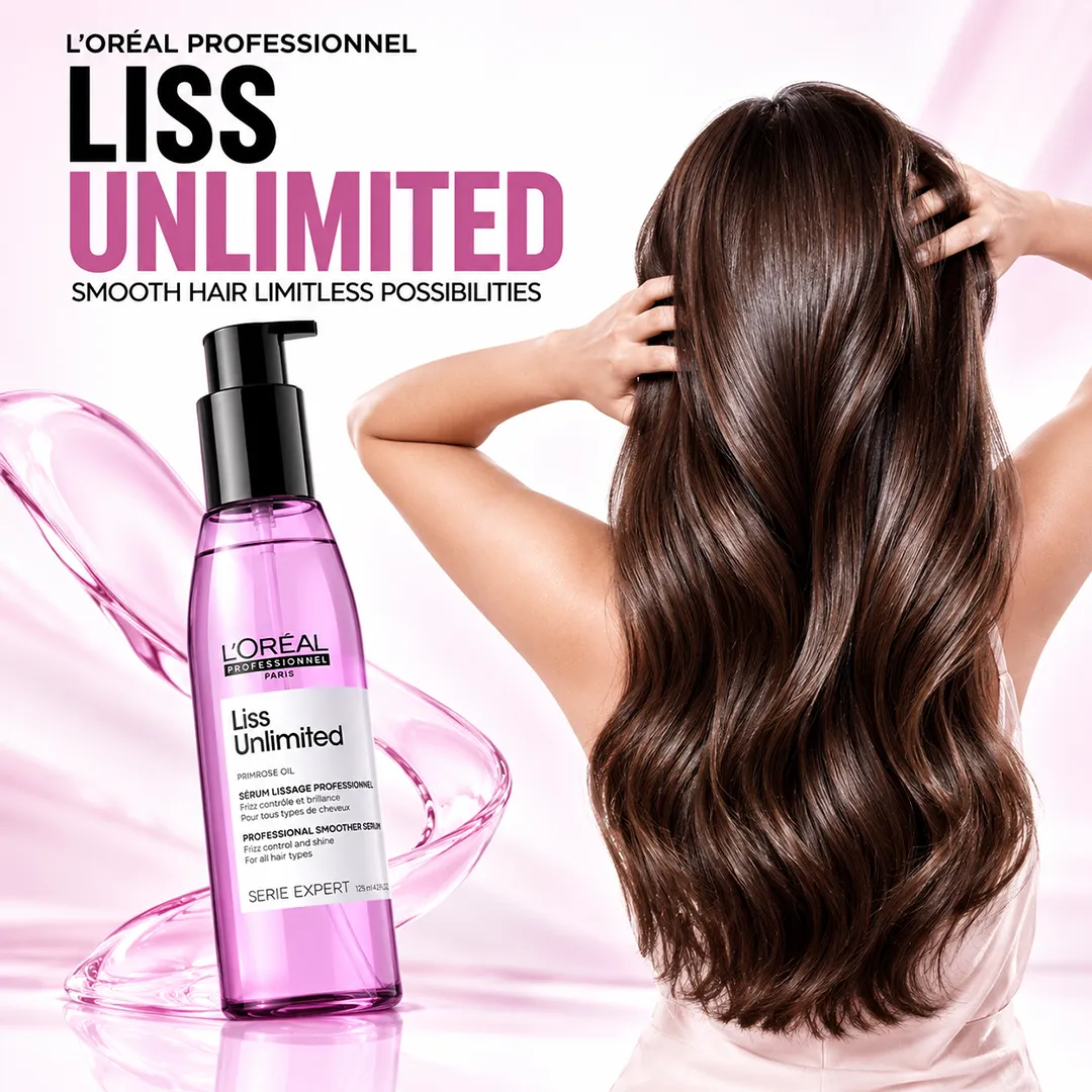 LOREAL PRO LISS UNLIMITED PRIMROSE OIL 125ML.