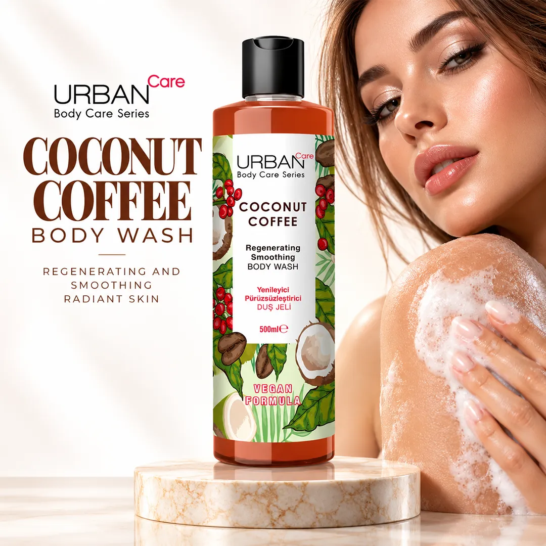 URBAN CARE COCONUT COFFEE BODY WASH 500ML