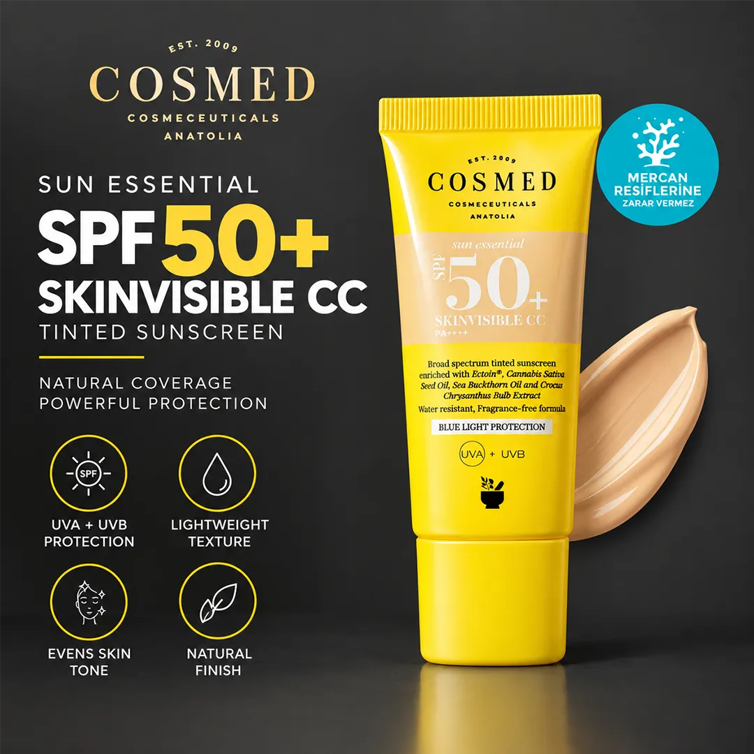 COSMED SUN ESSENTIAL SPF50+ SKINVISIBLE CC 30ML