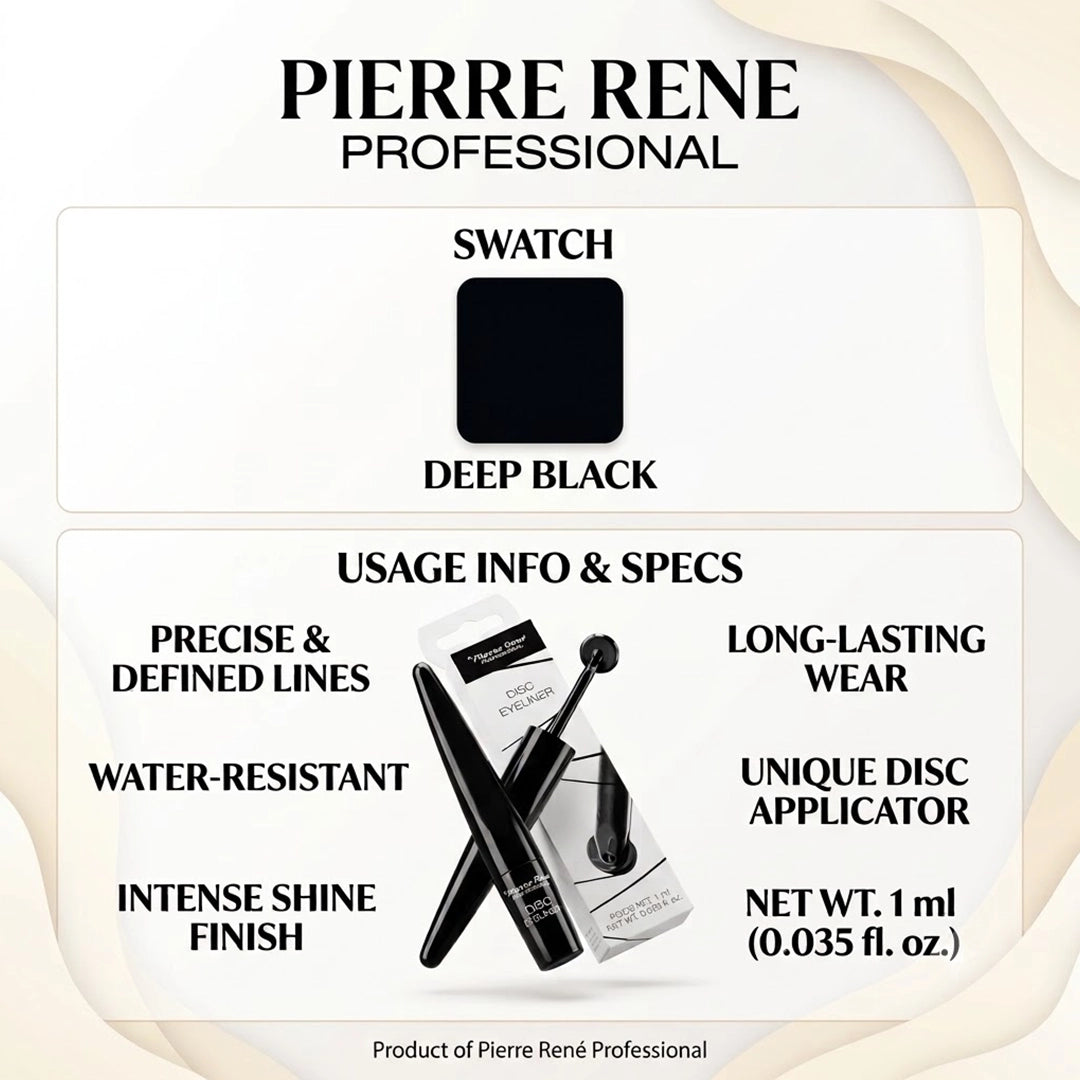 PIERRE RENE DISC EYELINER SHINY BLACK