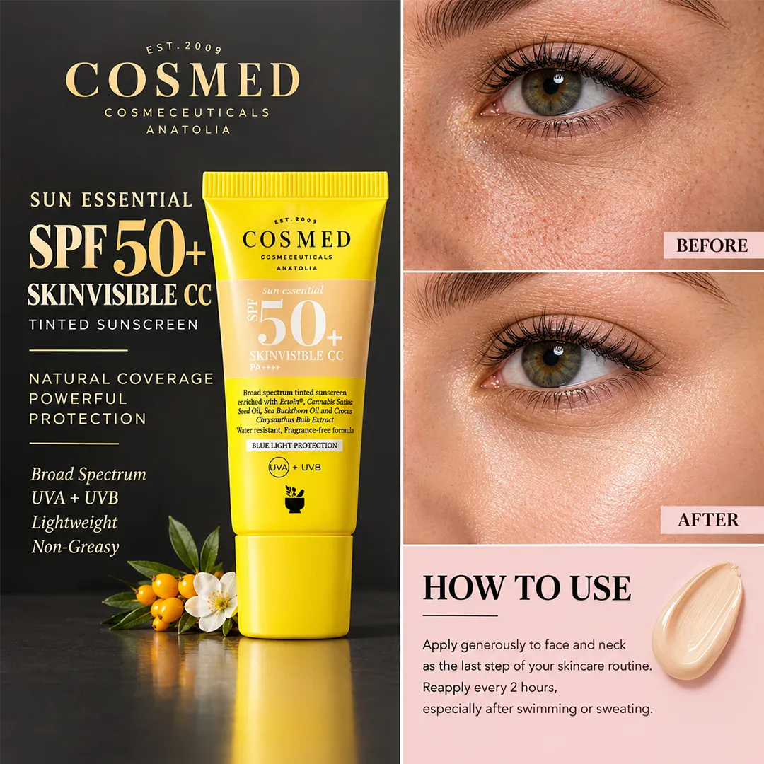 COSMED SUN ESSENTIAL SPF50+ SKINVISIBLE CC 30ML