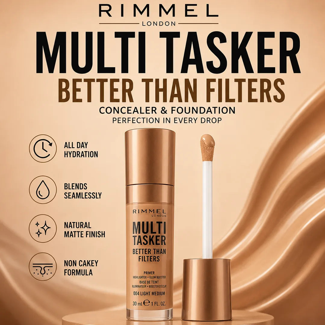 RIMMEL MULTI TASKER 004 LIGHT MEDIUM