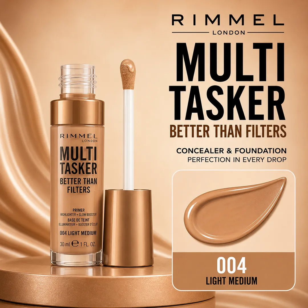 RIMMEL MULTI TASKER 004 LIGHT MEDIUM