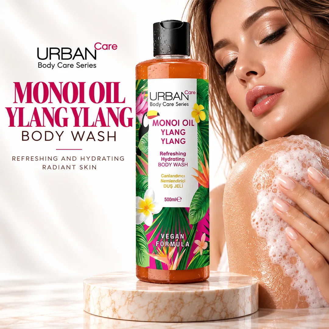 URBAN CARE MONOI OIL & YLANG YLANG BODY WASH 500ML