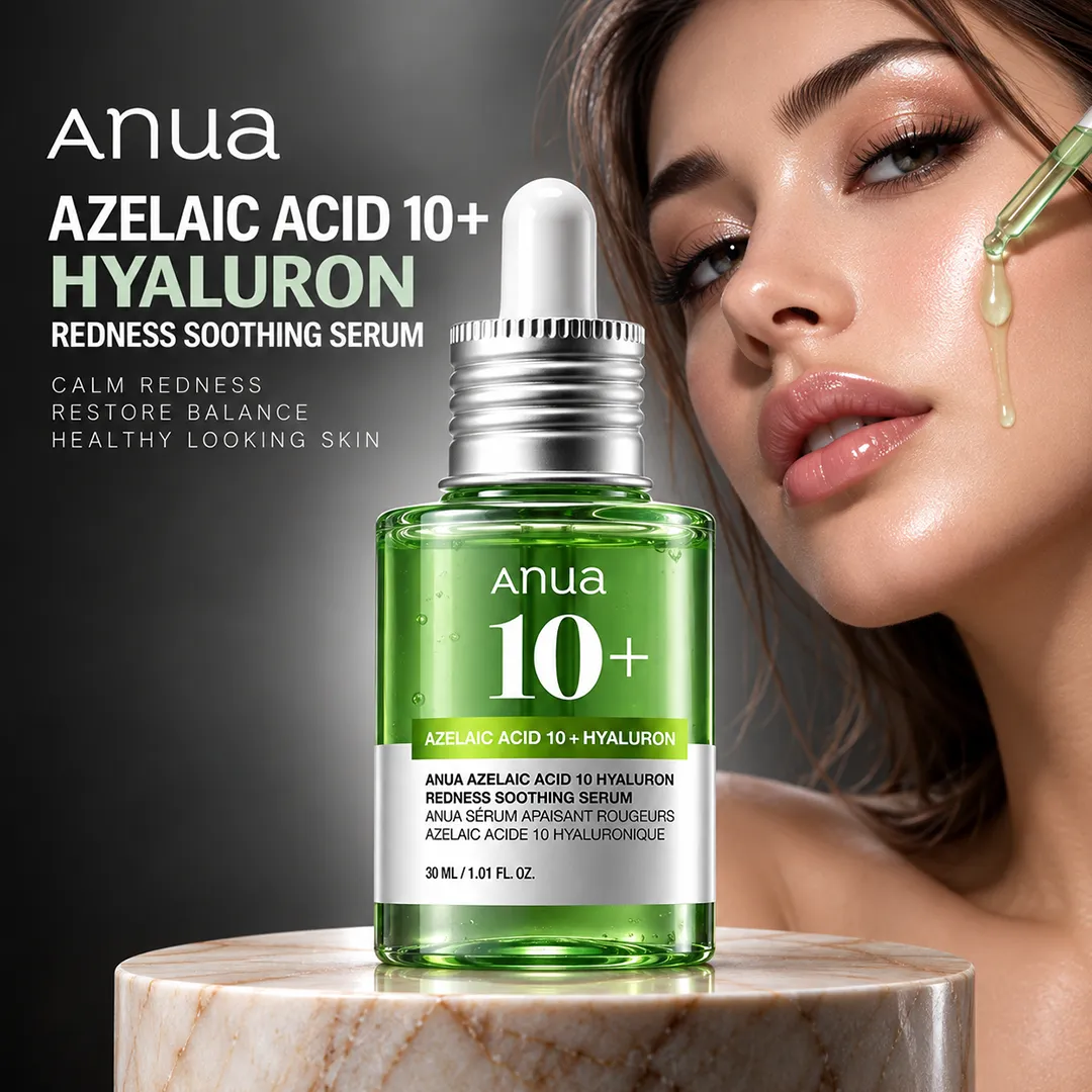 ANUA AZELIAIC ACID 10 HYALURON REDNESS SOOTHING SERUM 30ML